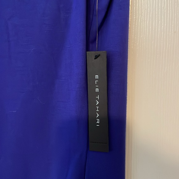 NWT Elie Tahari Landon Twist Knit Blouse, Polaris color, Large - Picture 3 of 4